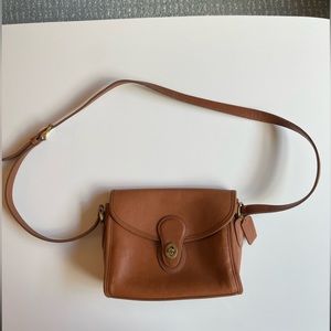 Coach vintage brown crossbody bag